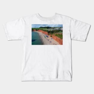 Ladram Bay Jurassic Coast Devon England Kids T-Shirt